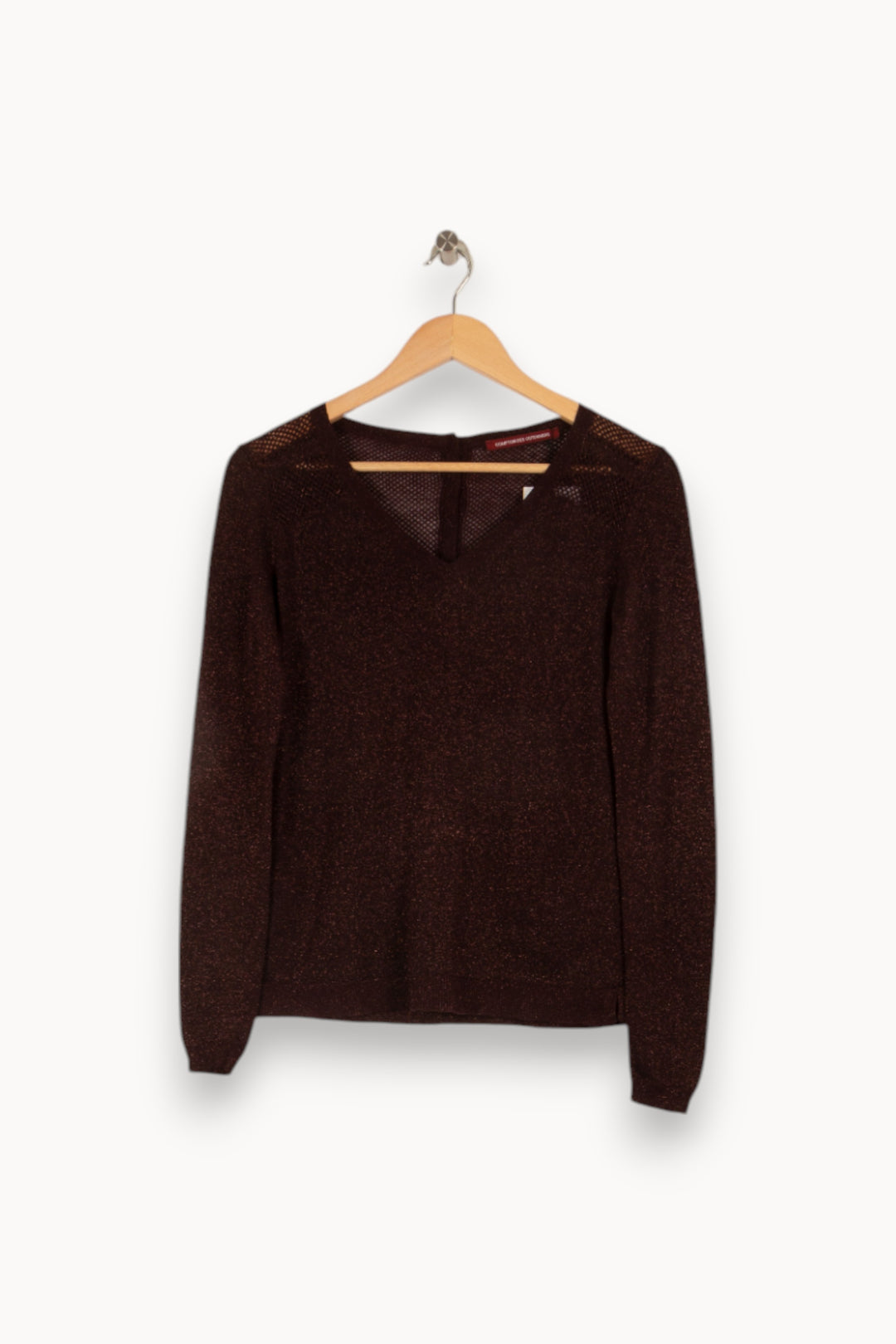 Pull violet/marron - Taille XS/34 de la marque Comptoir des Cotonniers | PARAD41078 - Vendu par Paradigme - Image 1