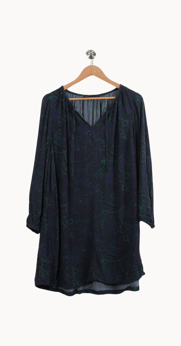 Robe bleue et verte - Taille M/38 de la marque Comptoir des Cotonniers | PARAD41079 - Vendu par Paradigme - Image 2
