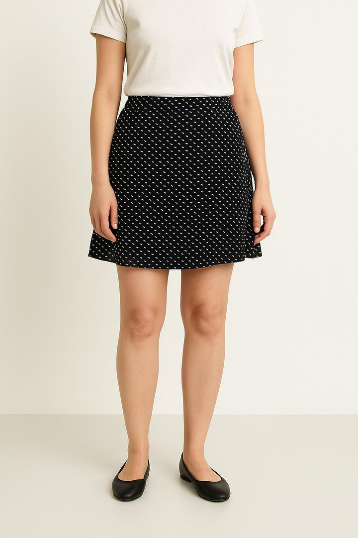 Jupe noire à motifs - Taille XL/42 de la marque Comptoir des Cotonniers | PARAD41081 - Vendu par Paradigme - Image 1