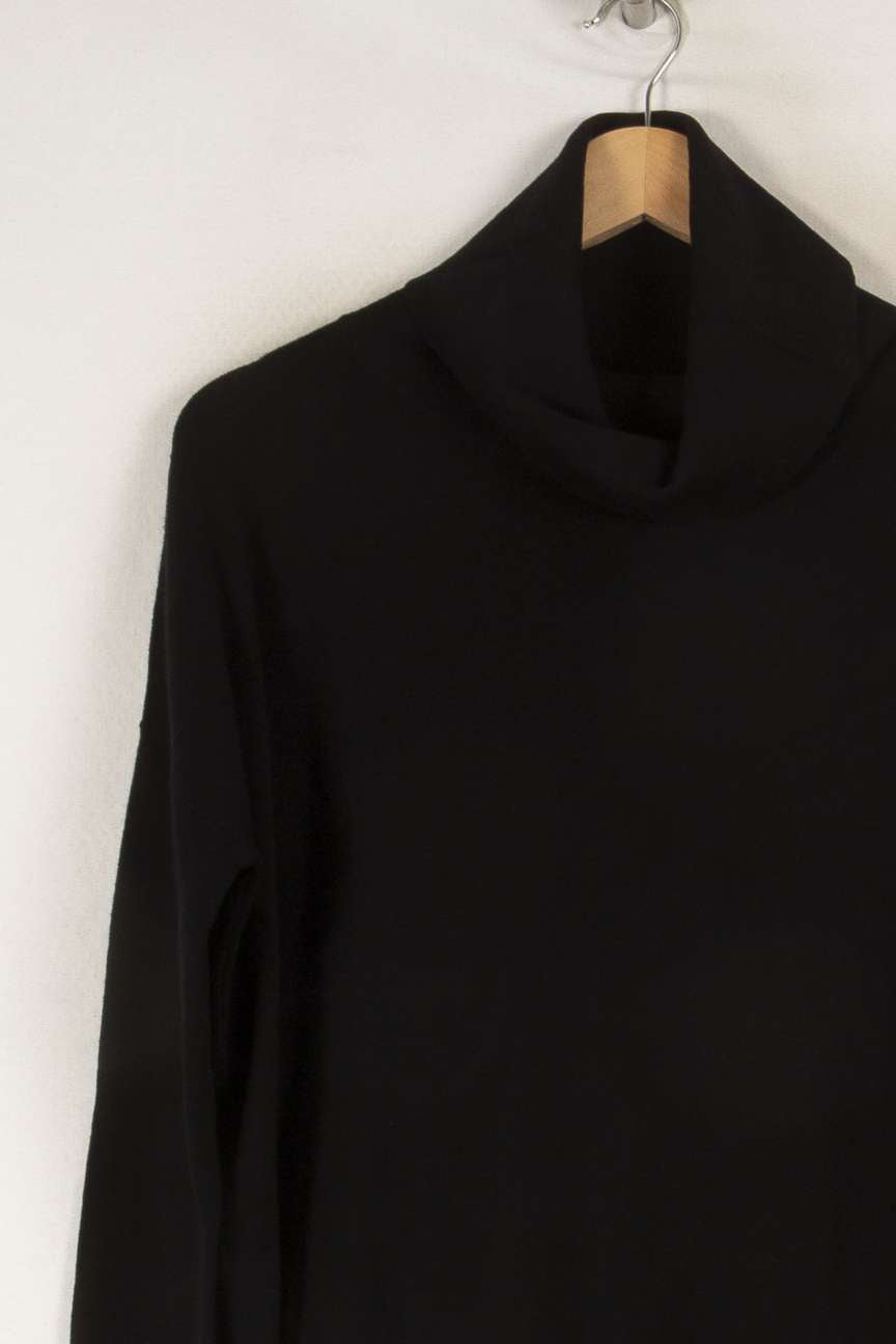 Pull col roulé noir - Taille S/36 de la marque ZAPA | PARAD41089 - Vendu par Paradigme - Image 2