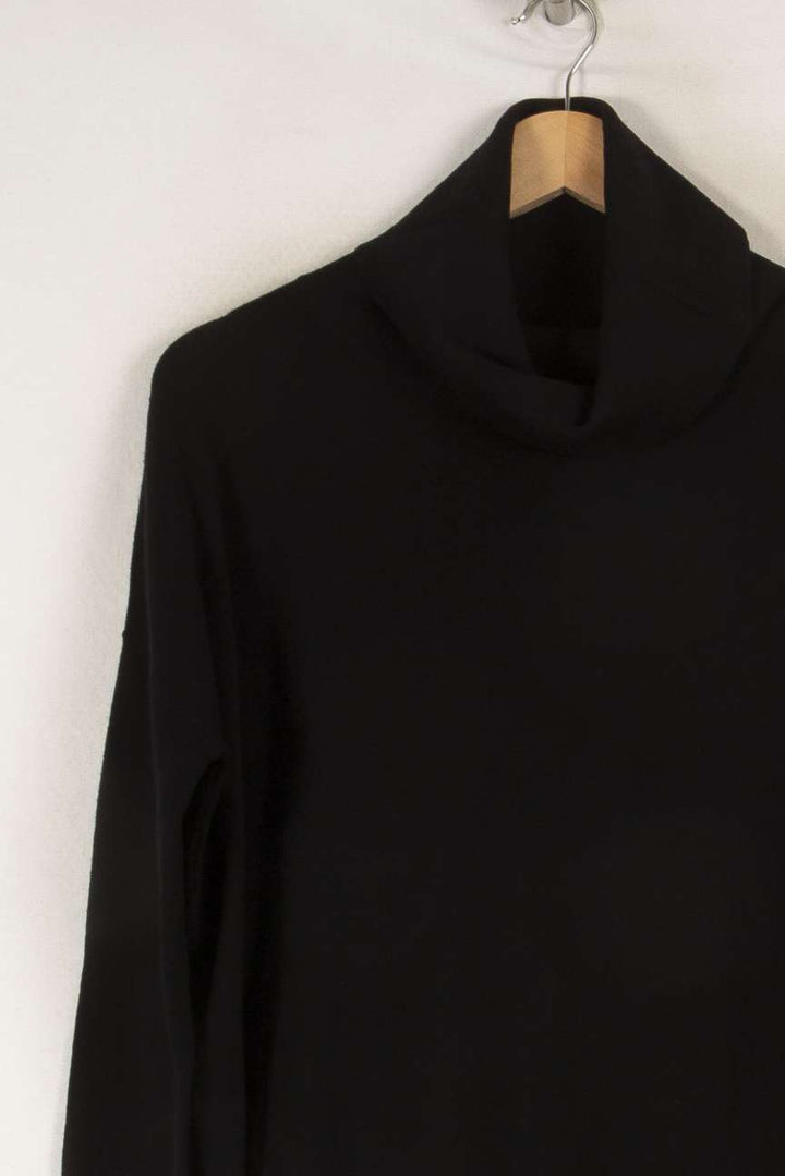 Pull col roulé noir - Taille S/36 de la marque ZAPA | PARAD41089 - Vendu par Paradigme - Image 2