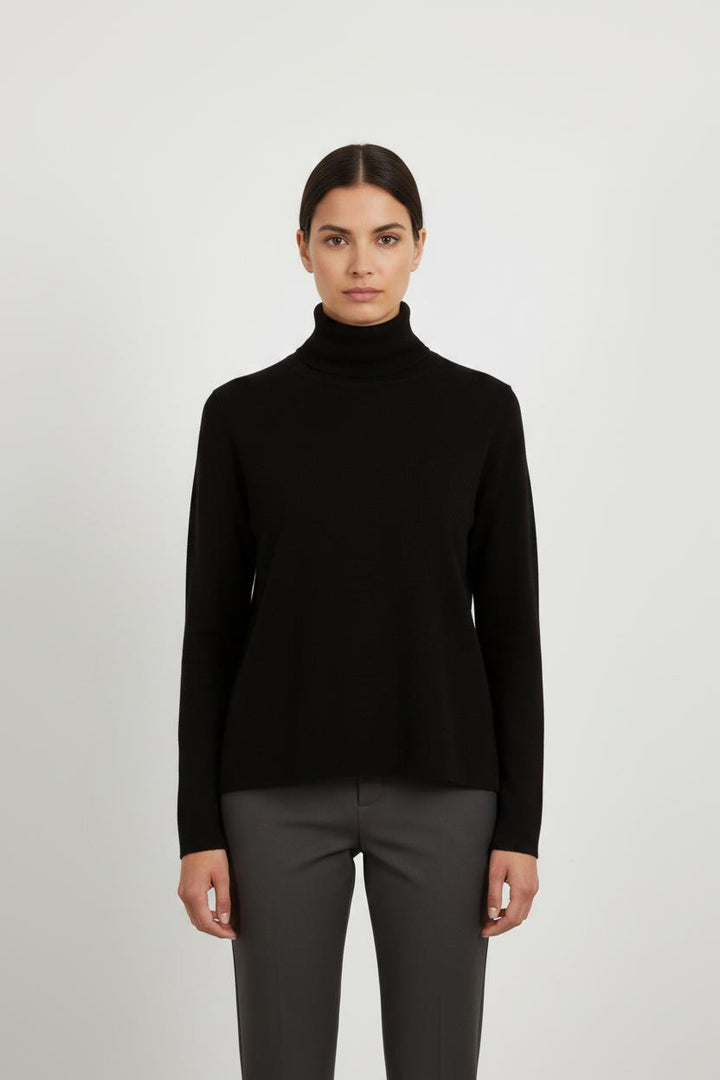 Pull col roulé noir - Taille S/36