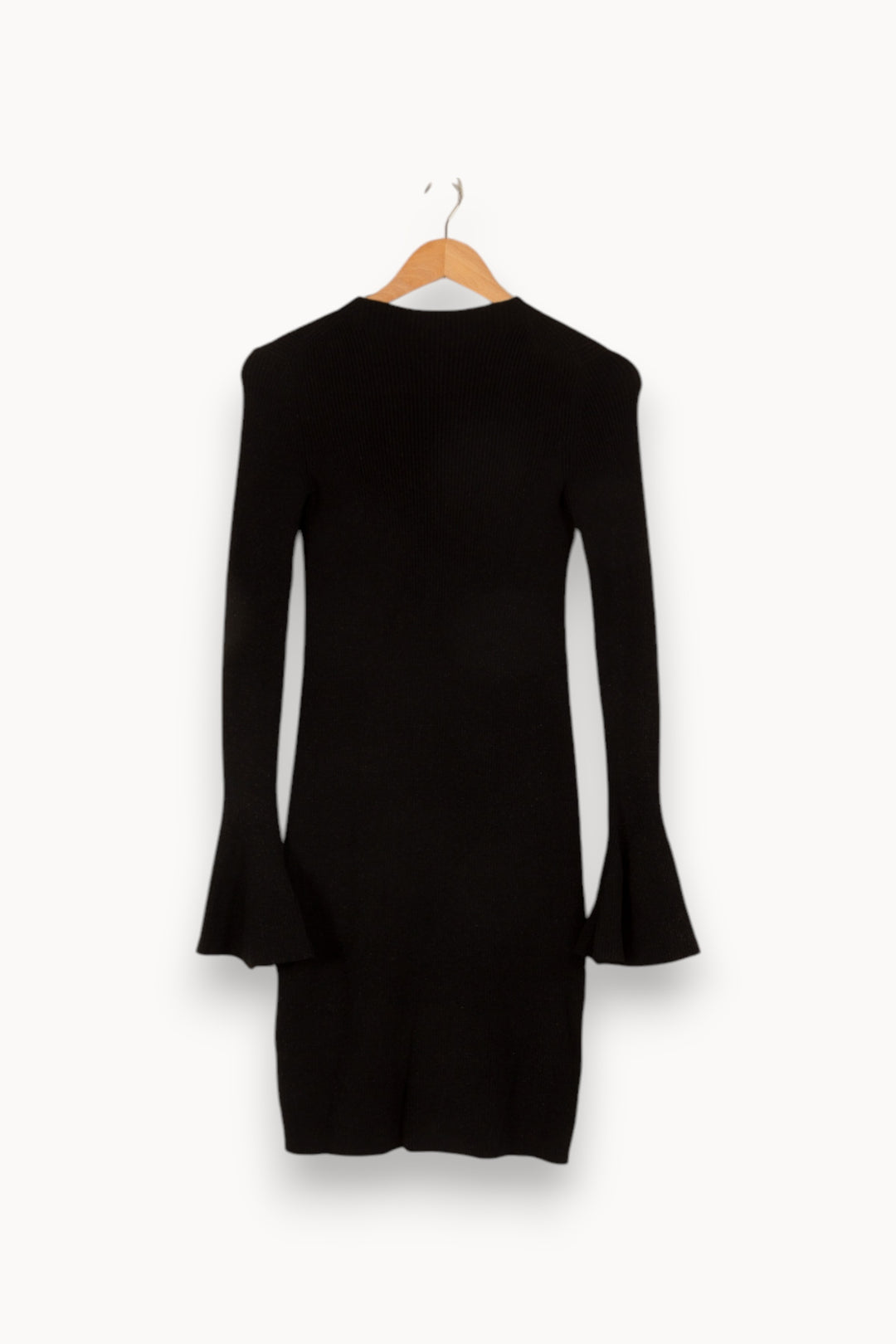 Robe noire côtelée - Taille S/36 de la marque Maje | PARAD41093 - Vendu par Paradigme - Image 3