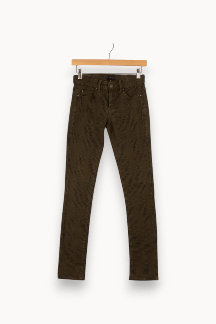 Jean vert rayé - Taille XS/34 de la marque Bérénice | PARAD41097 - Vendu par Paradigme - Image 1