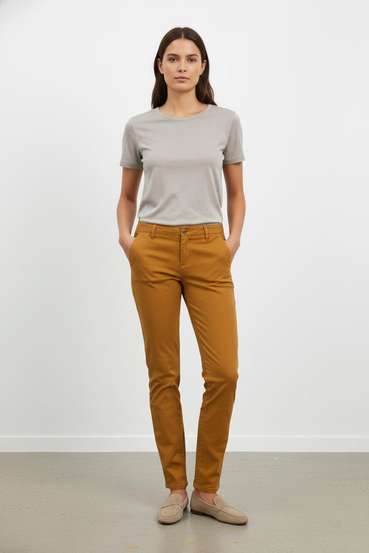 Pantalon jaune moutarde - Taille XS/34