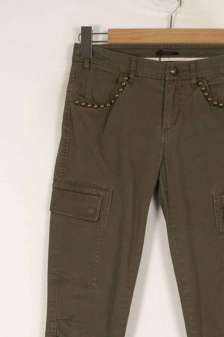 Pantalon vert - Taille XS/34 de la marque IKKS | PARAD41102 - Vendu par Paradigme - Image 2