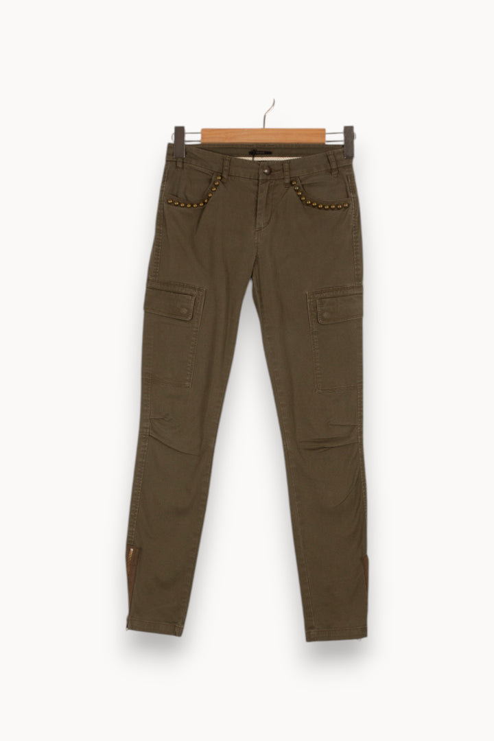 Pantalon vert - Taille XS/34 de la marque IKKS | PARAD41102 - Vendu par Paradigme - Image 1