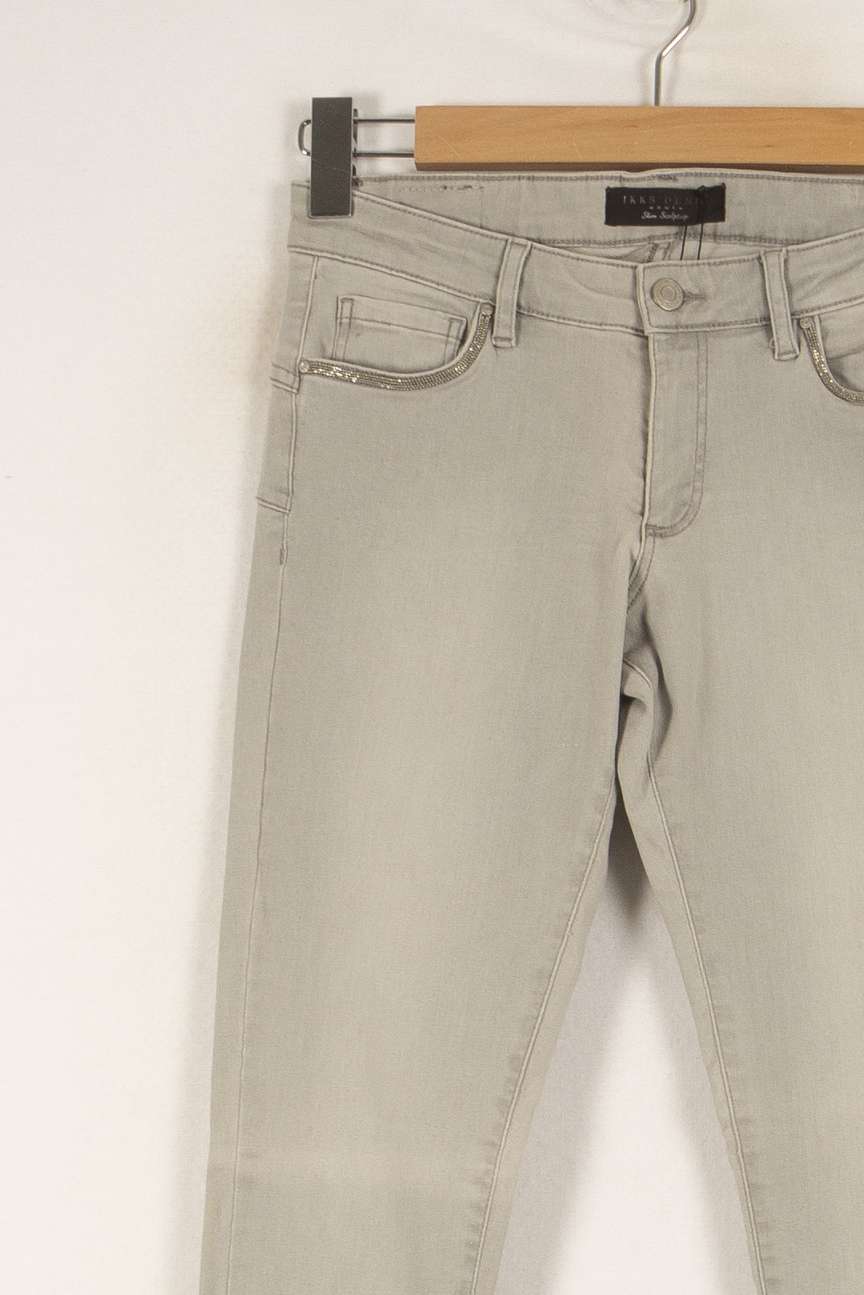 Jean gris - Taille XS/34 de la marque IKKS | PARAD41104 - Vendu par Paradigme - Image 2