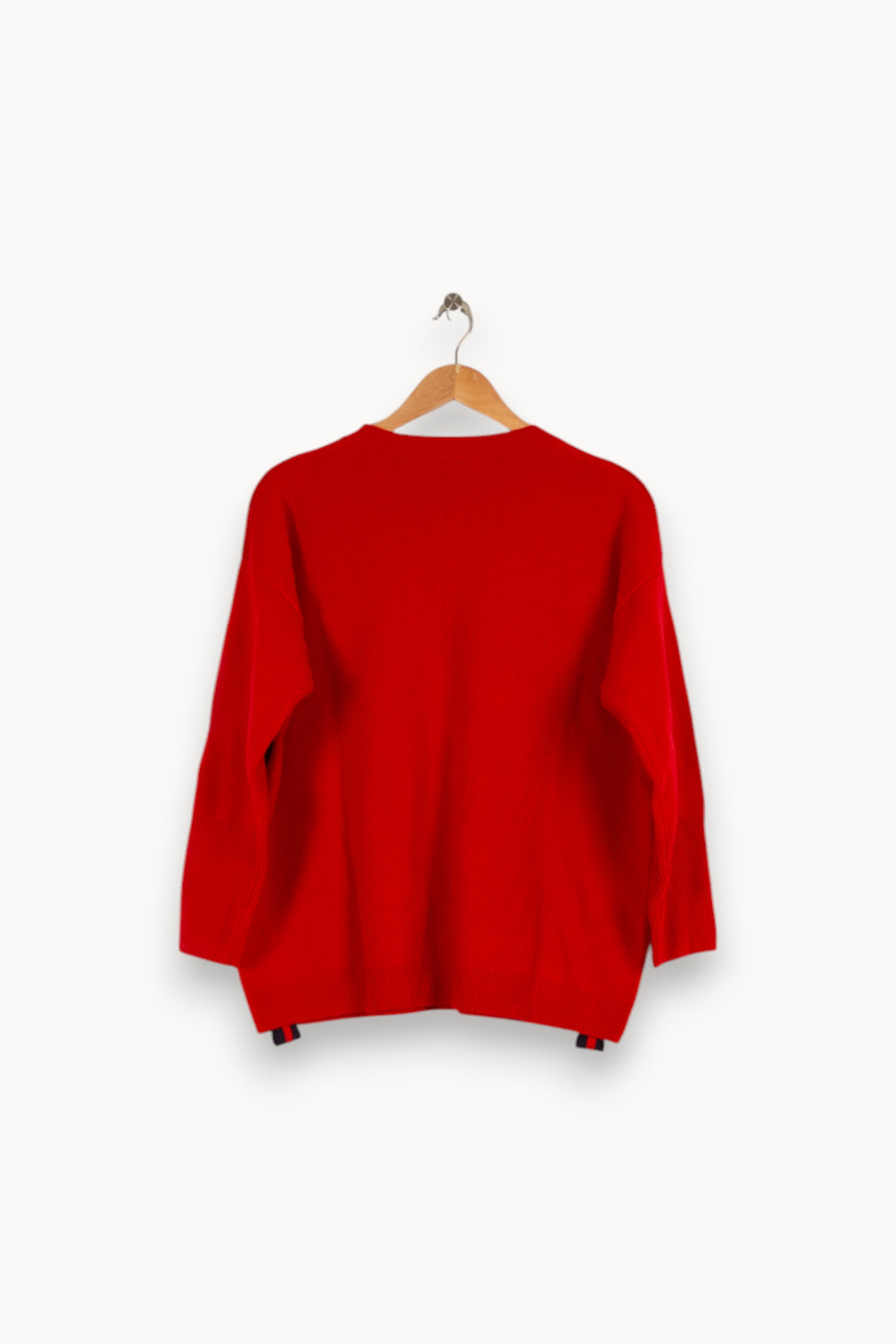 Pull rouge - Taille S/36 de la marque Claudie Pierlot | PARAD41105 - Vendu par Paradigme - Image 3