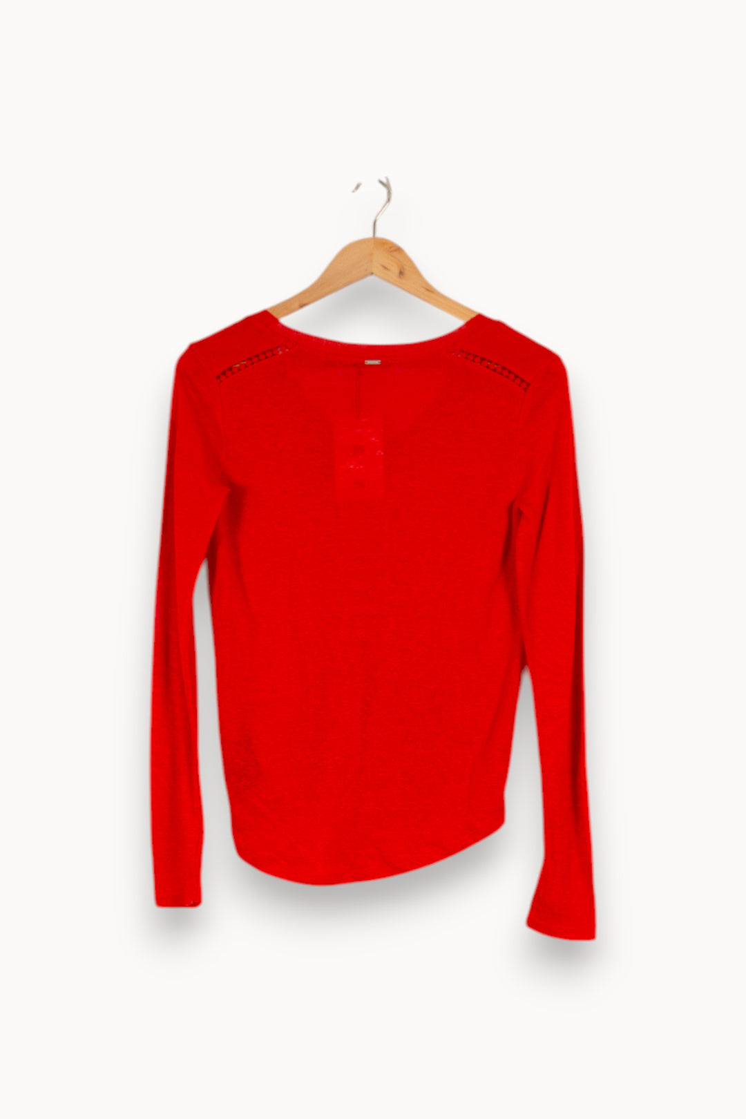 Top à manches longues rouge - Taille S/36 de la marque IKKS | PARAD41112 - Vendu par Paradigme - Image 3