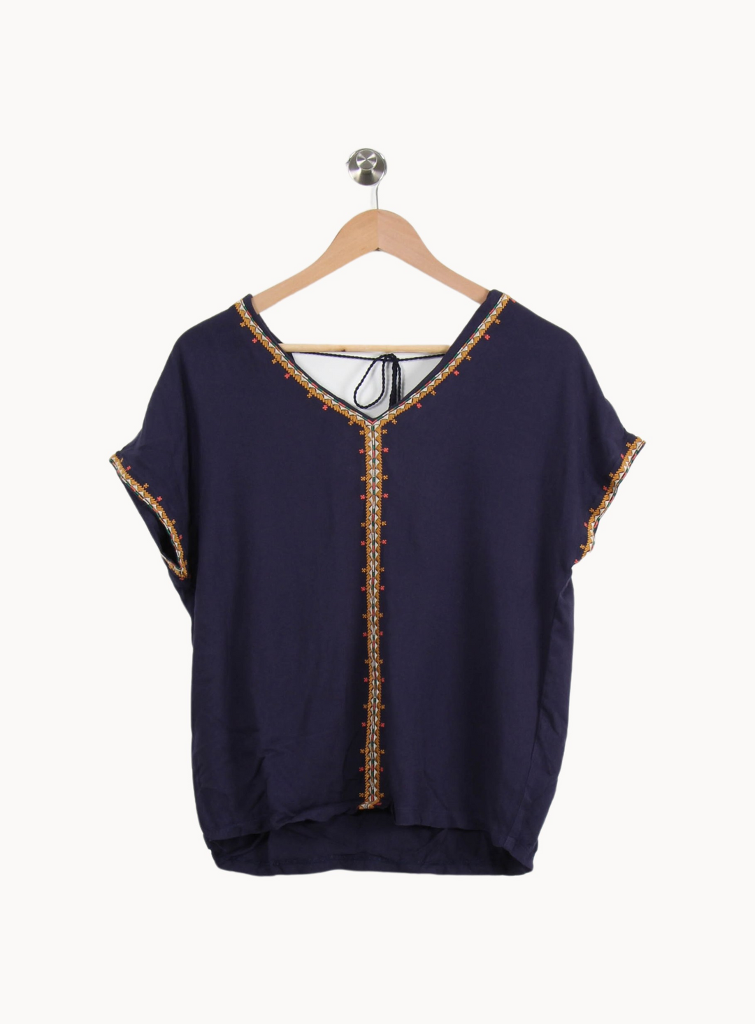 Top bleu foncé avec détails - Taille S/36 de la marque Grace & Mila | PARAD41113 - Vendu par Paradigme - Image 4