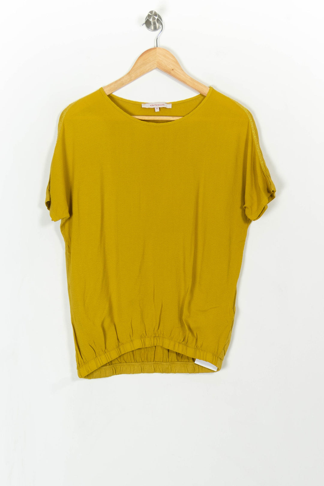 Blouse jaune - Taille S/36 de la marque La Fée Maraboutée | PARAD41138 - Vendu par Paradigme - Image 2
