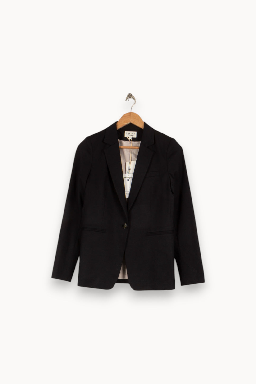 Veste bleu foncé - Taille XS/34 de la marque Caroll | PARAD41157 - Vendu par Paradigme - Image 1