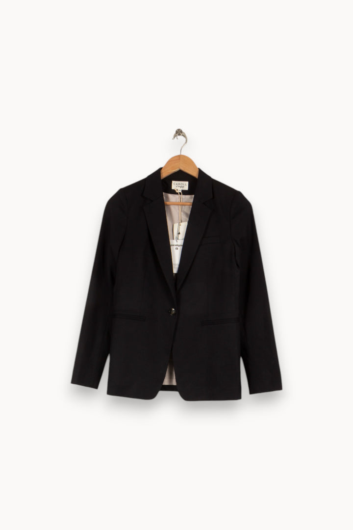 Veste bleu foncé - Taille XS/34 de la marque Caroll | PARAD41157 - Vendu par Paradigme - Image 1