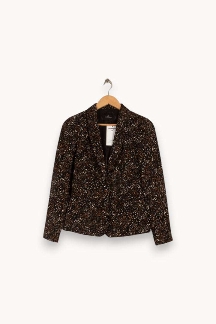 Veste noire et marron - Taille XS/34 de la marque One Step | PARAD41180 - Vendu par Paradigme - Image 1