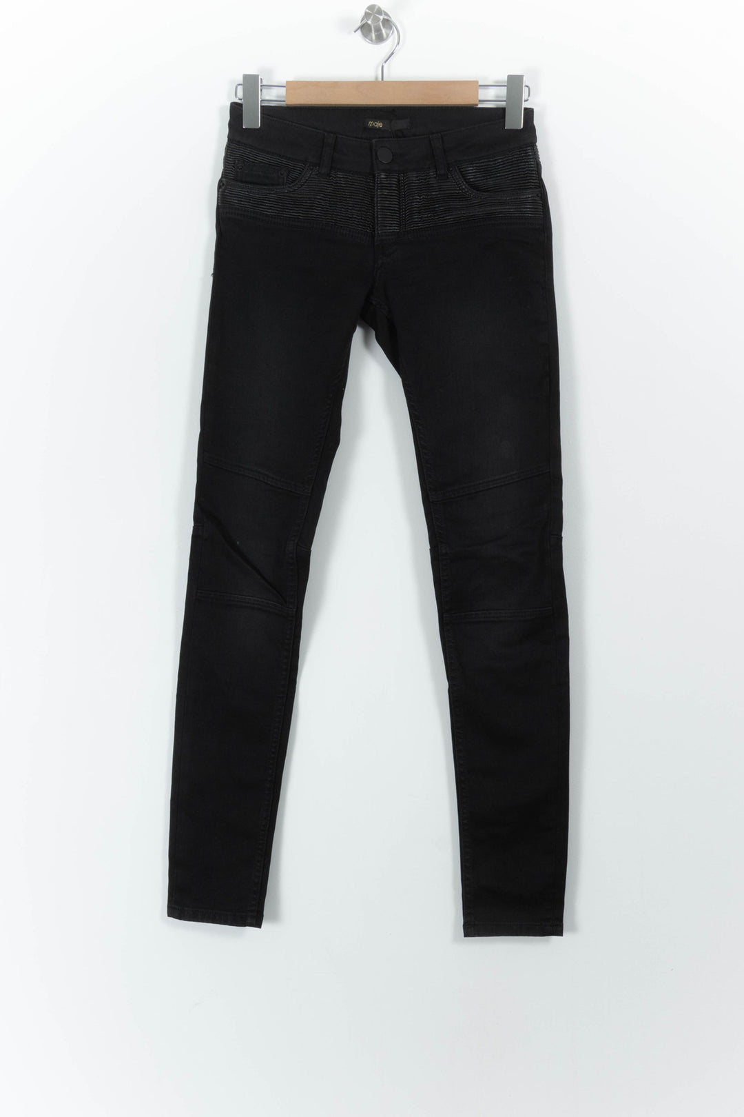 Jean noir - Taille S/36 de la marque Maje | PARAD41207 - Vendu par Paradigme - Image 2