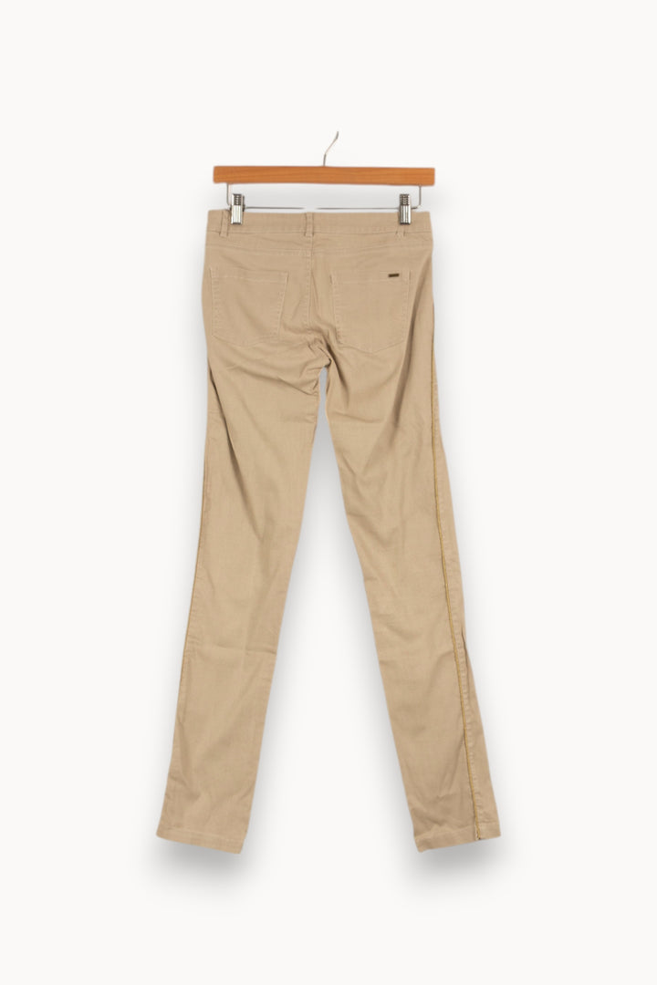 Pantalon beige - Taille S/36 de la marque IKKS | PARAD41208 - Vendu par Paradigme - Image 3