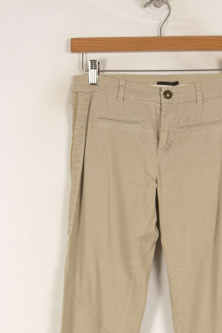 Pantalon beige - Taille S/36 de la marque IKKS | PARAD41208 - Vendu par Paradigme - Image 2