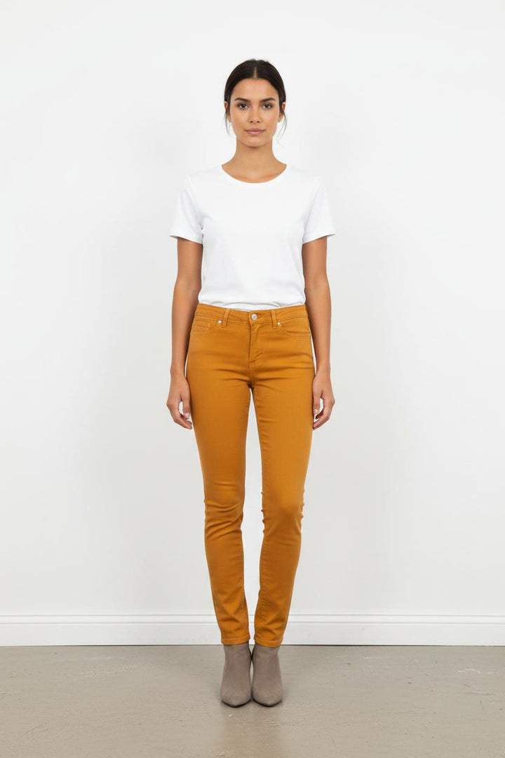 Jean jaune/orange - Taille S/36