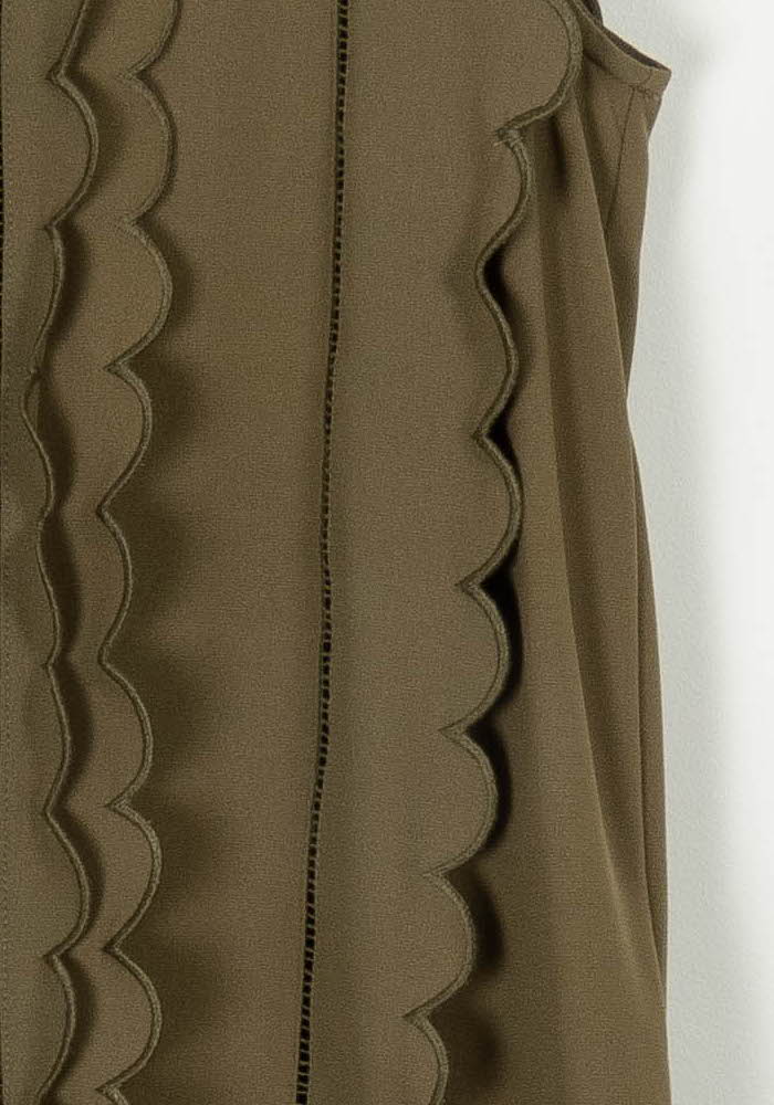 Top Vert - Taille S/36 de la marque Claudie Pierlot | PARAD41275 - Vendu par Paradigme - Image 3