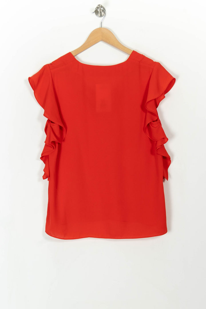 Blouse rouge - Taille L/40 de la marque Maison 123 | PARAD41282 - Vendu par Paradigme - Image 4