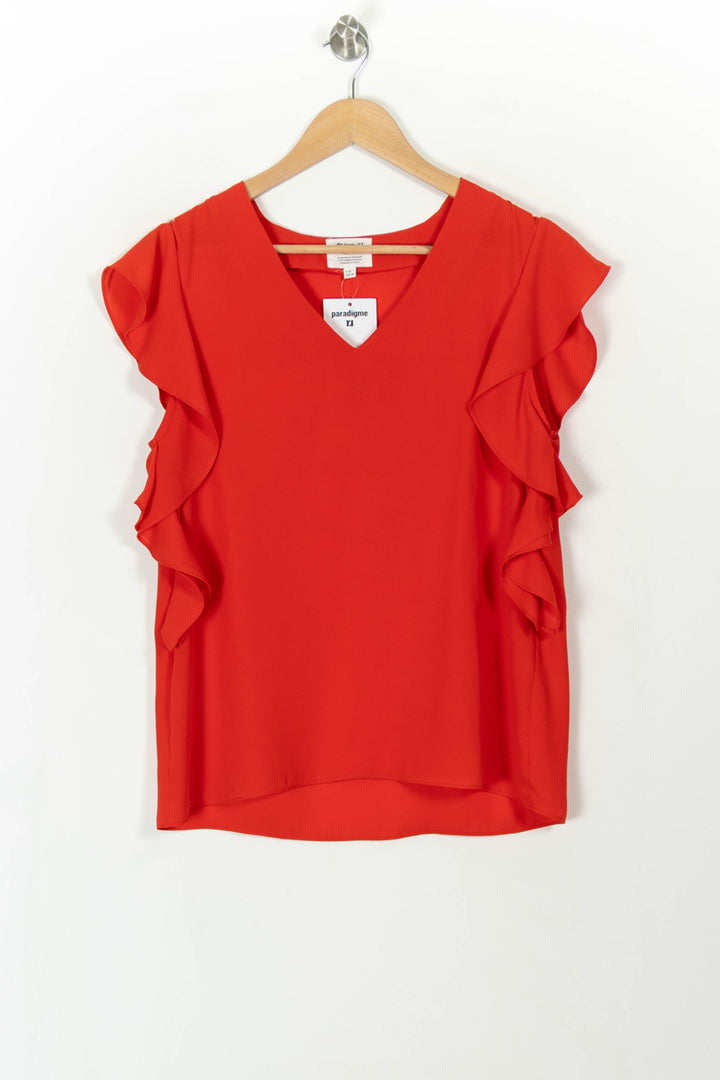 Blouse rouge - Taille L/40 de la marque Maison 123 | PARAD41282 - Vendu par Paradigme - Image 2
