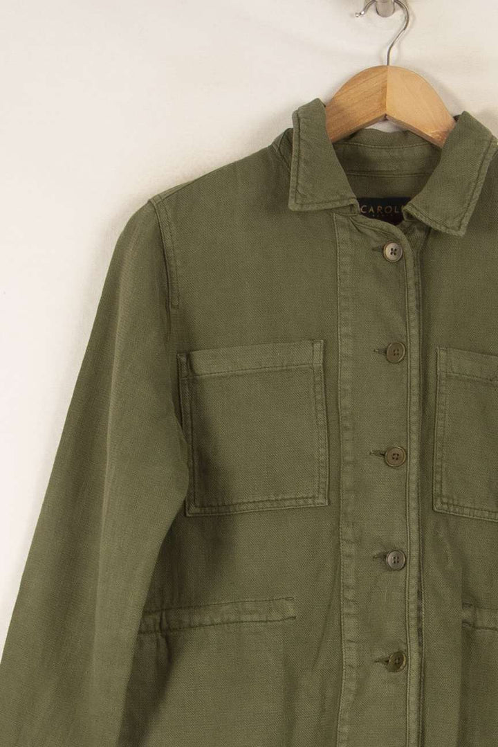Veste Verte - Taille M/38 de la marque Caroll | PARAD41310 - Vendu par Paradigme - Image 3