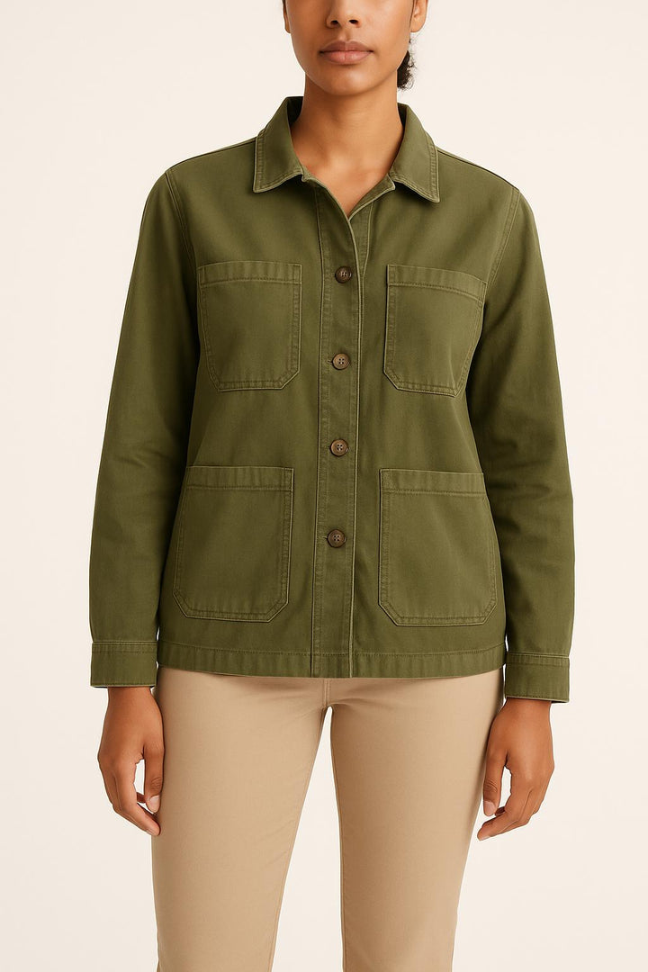 Veste Verte - Taille M/38 de la marque Caroll | PARAD41310 - Vendu par Paradigme - Image 1
