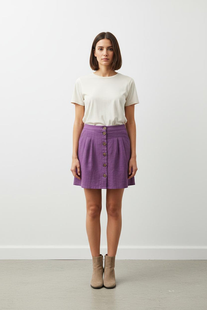 Jupe Courte Violette - Taille S/36