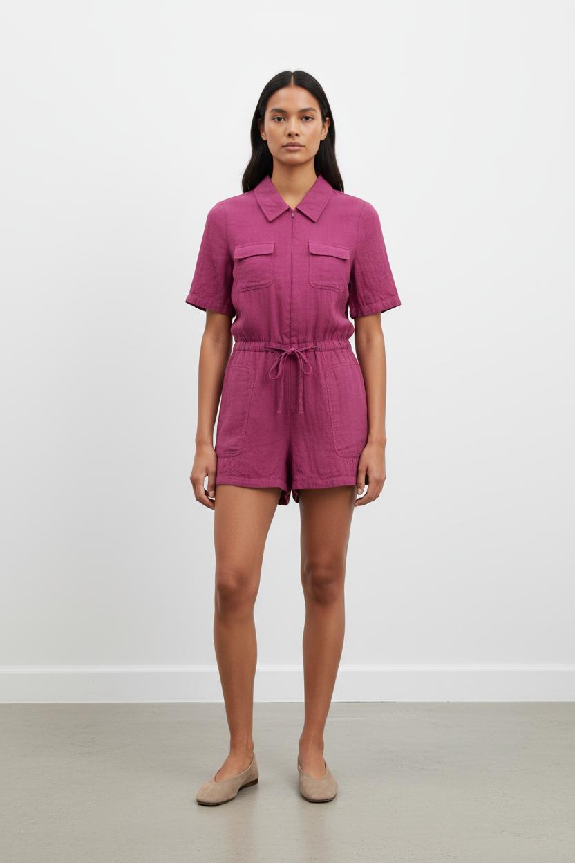 Combishort Violet - Taille S/36