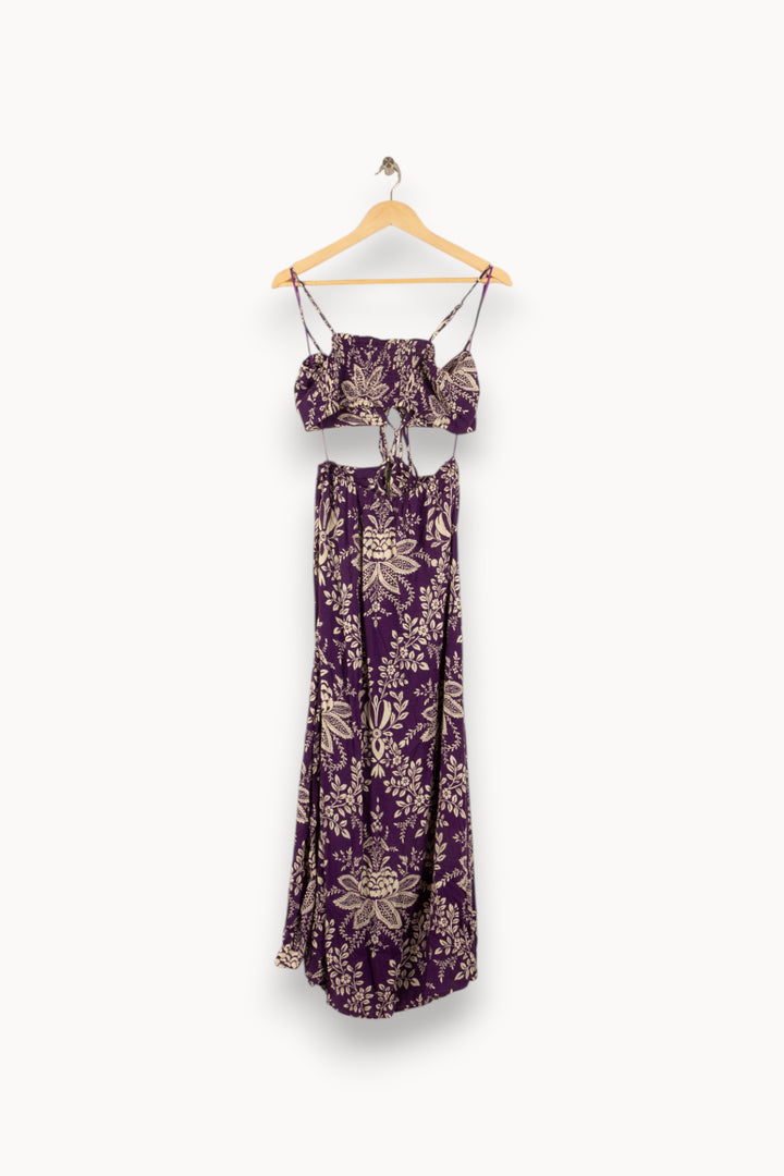 Robe Longue Violette - Taille S/36 de la marque Petite Mendigote | PARAD41333 - Vendu par Paradigme - Image 4