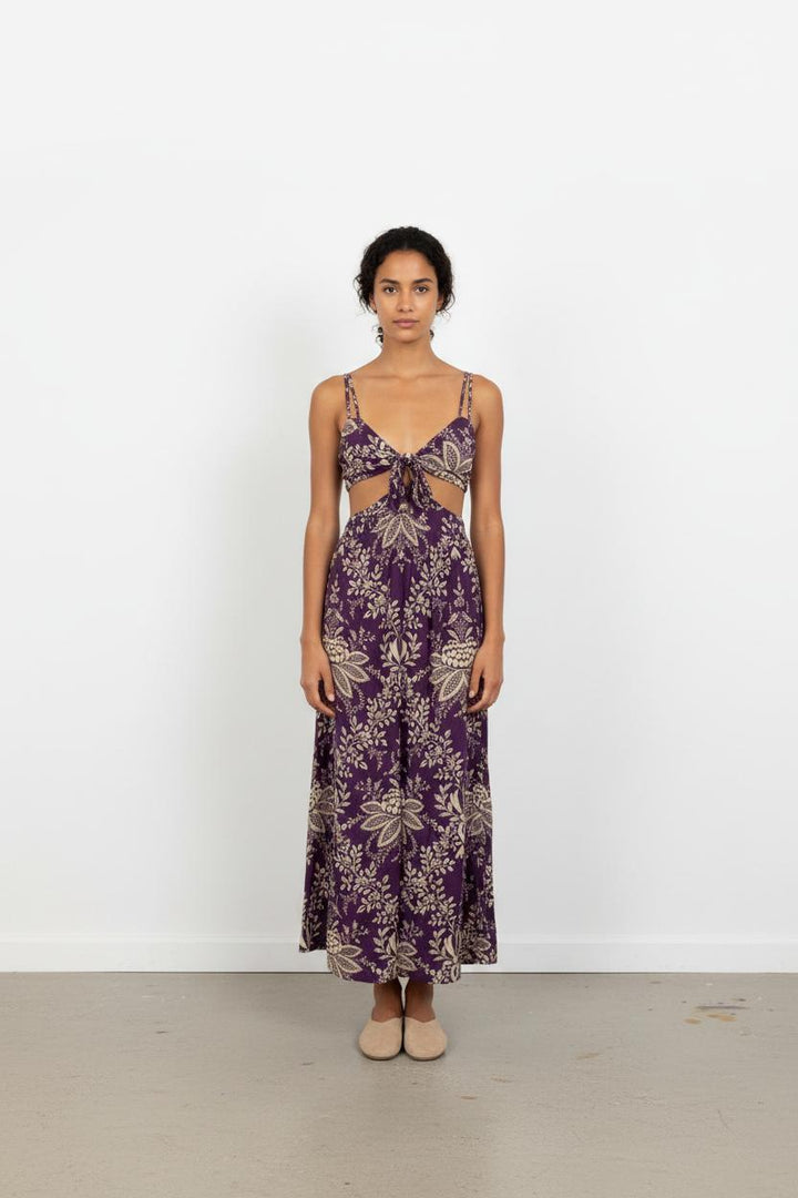 Robe Longue Violette - Taille S/36