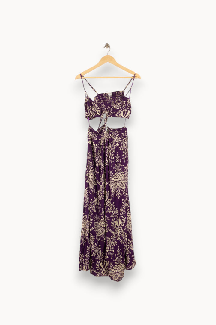 Robe Longue Violette - Taille S/36 de la marque Petite Mendigote | PARAD41333 - Vendu par Paradigme - Image 2