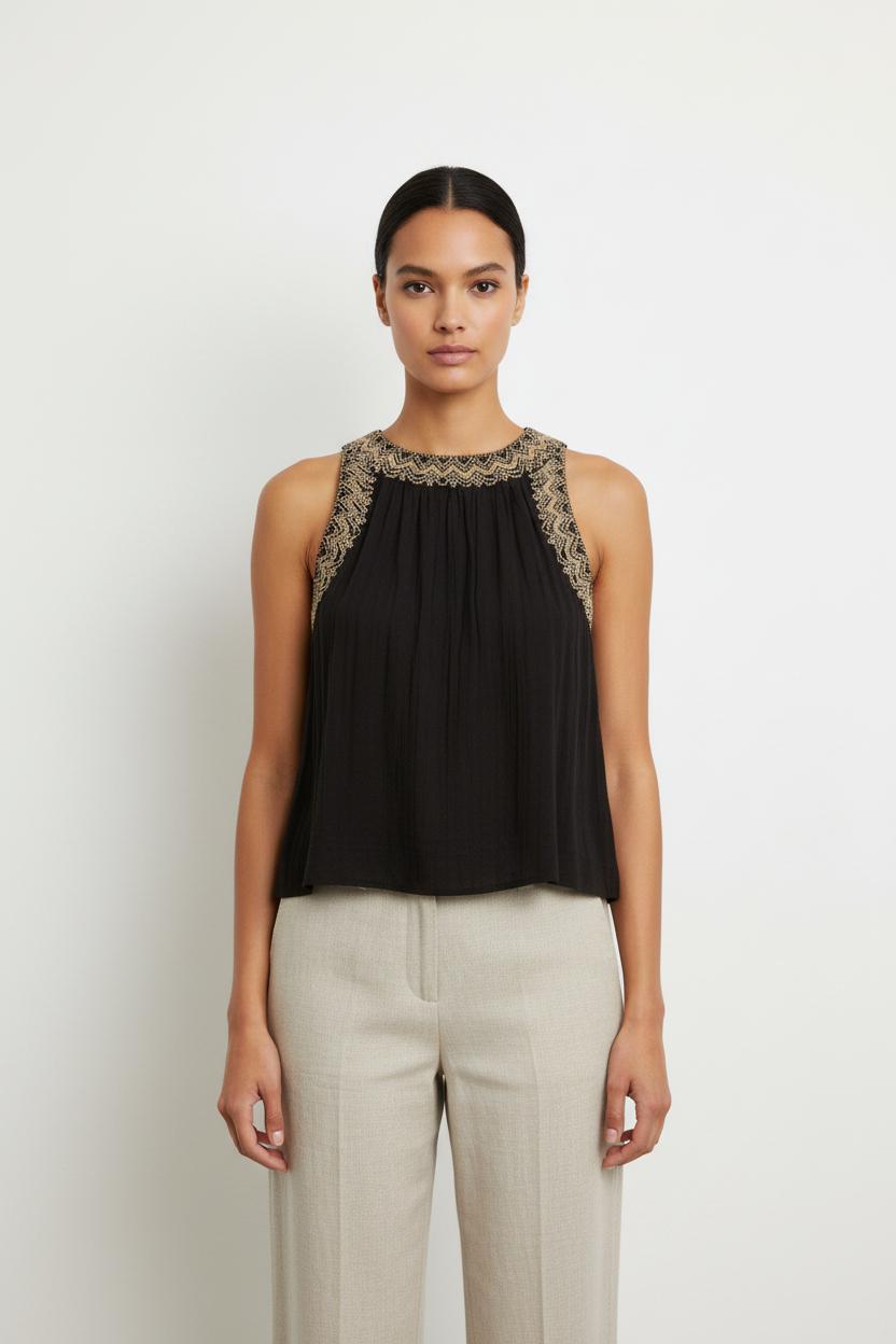 Débardeur Noir - Taille S/36