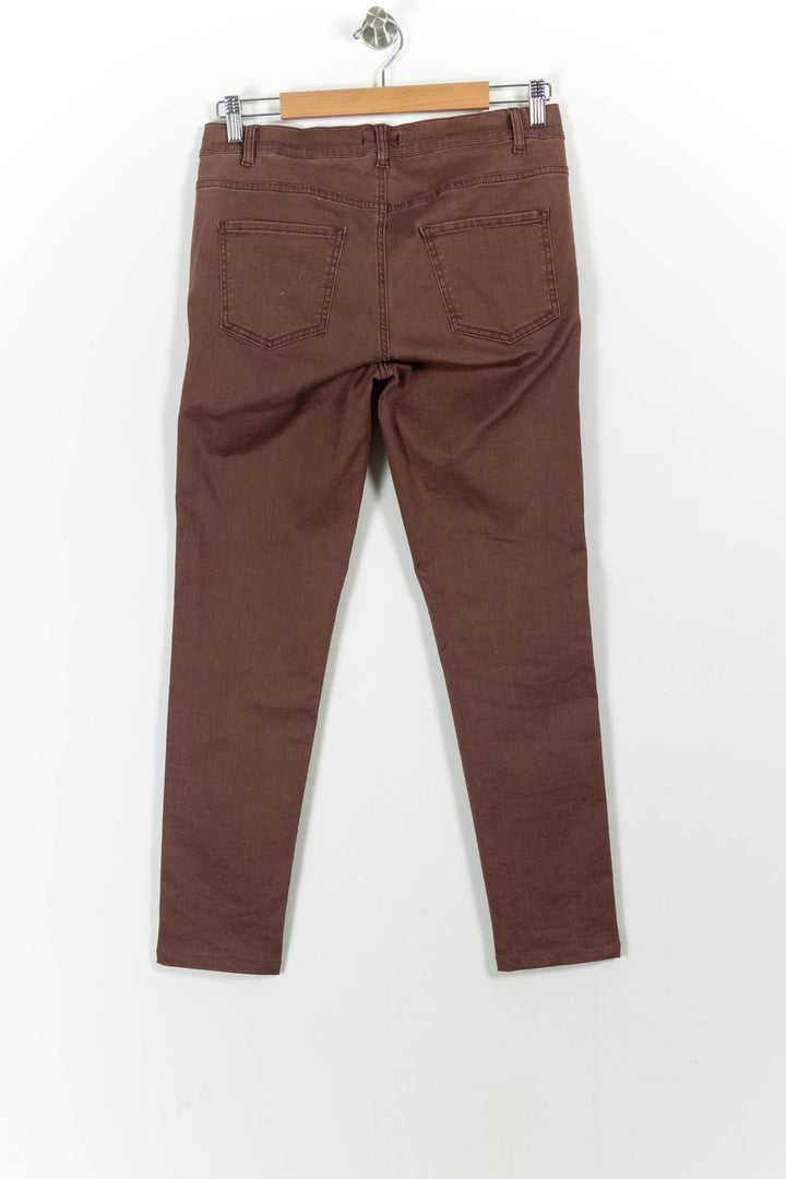 Jean Marron - Taille L/40 de la marque Caroll | PARAD41352 - Vendu par Paradigme - Image 4