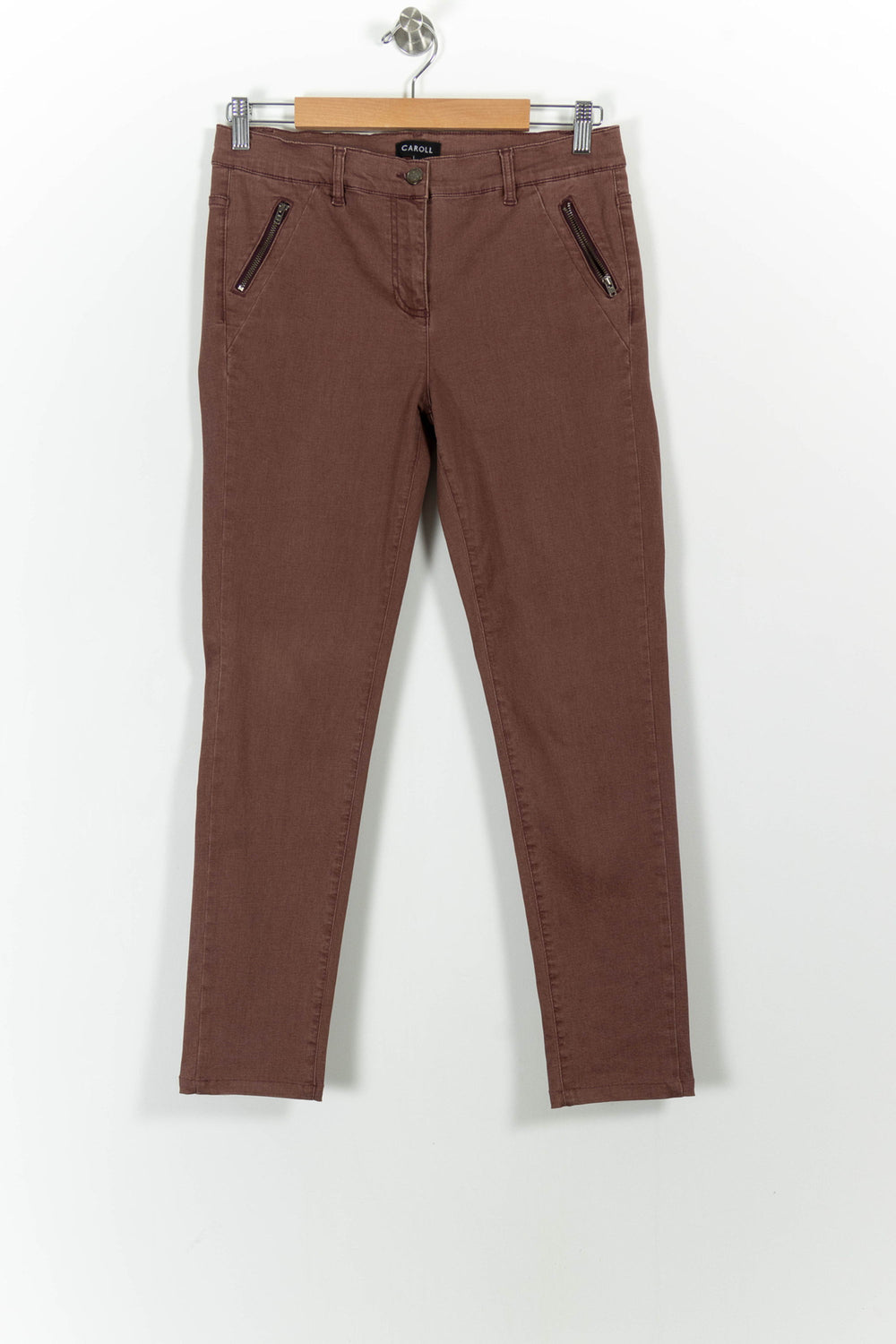 Jean Marron - Taille L/40 de la marque Caroll | PARAD41352 - Vendu par Paradigme - Image 2