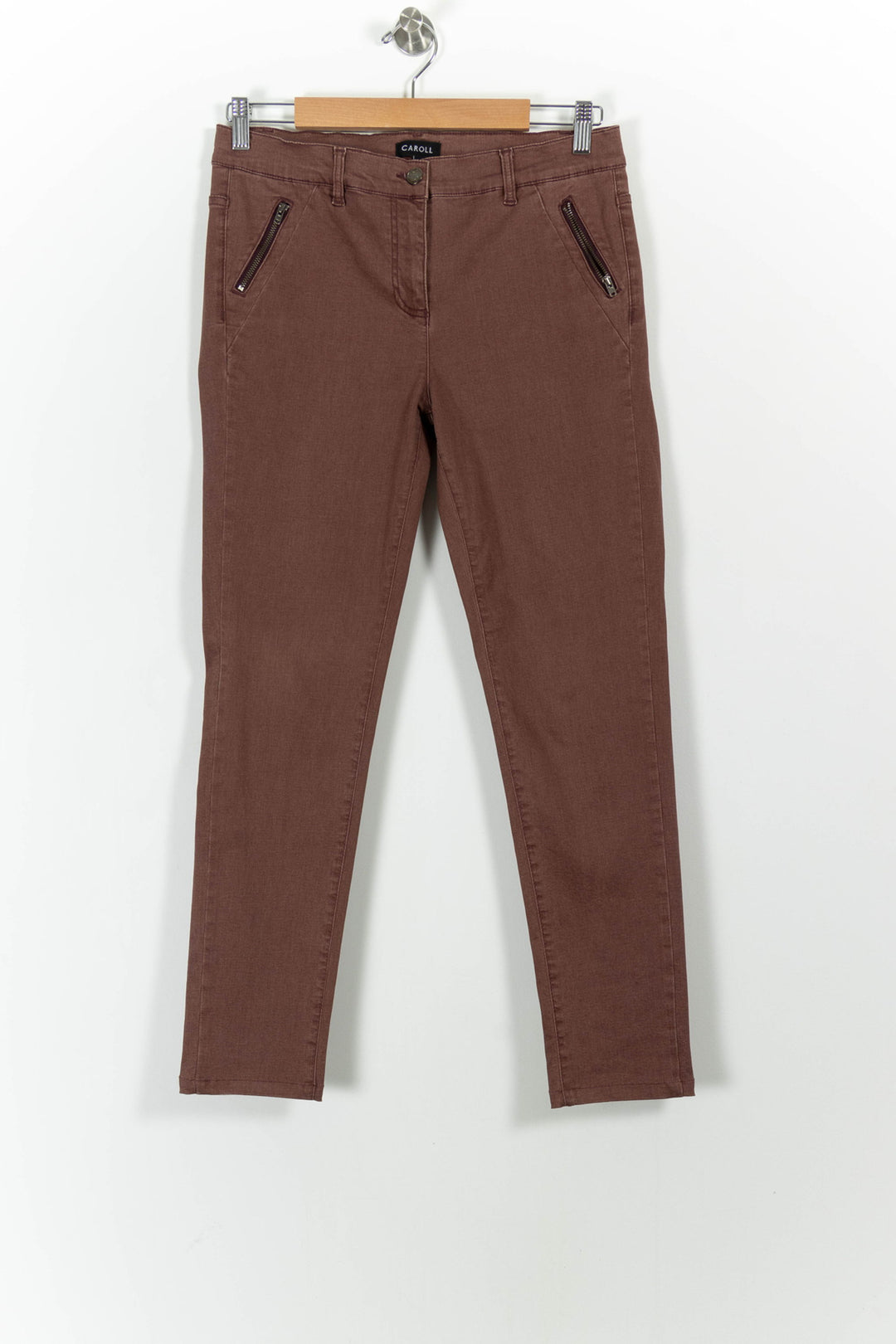 Jean Marron - Taille L/40 de la marque Caroll | PARAD41352 - Vendu par Paradigme - Image 2