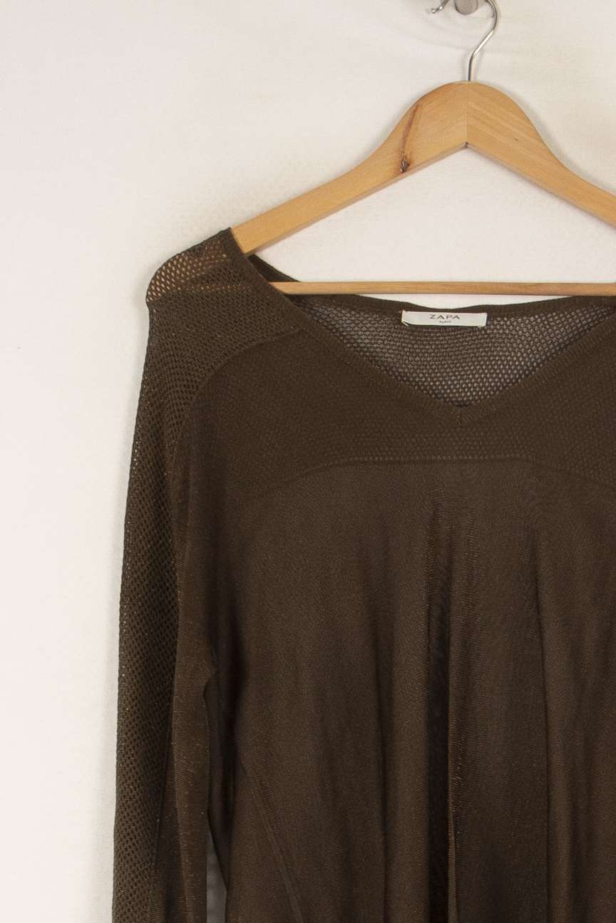 Pull vert - Taille M/38 de la marque ZAPA | PARAD41373 - Vendu par Paradigme - Image 2