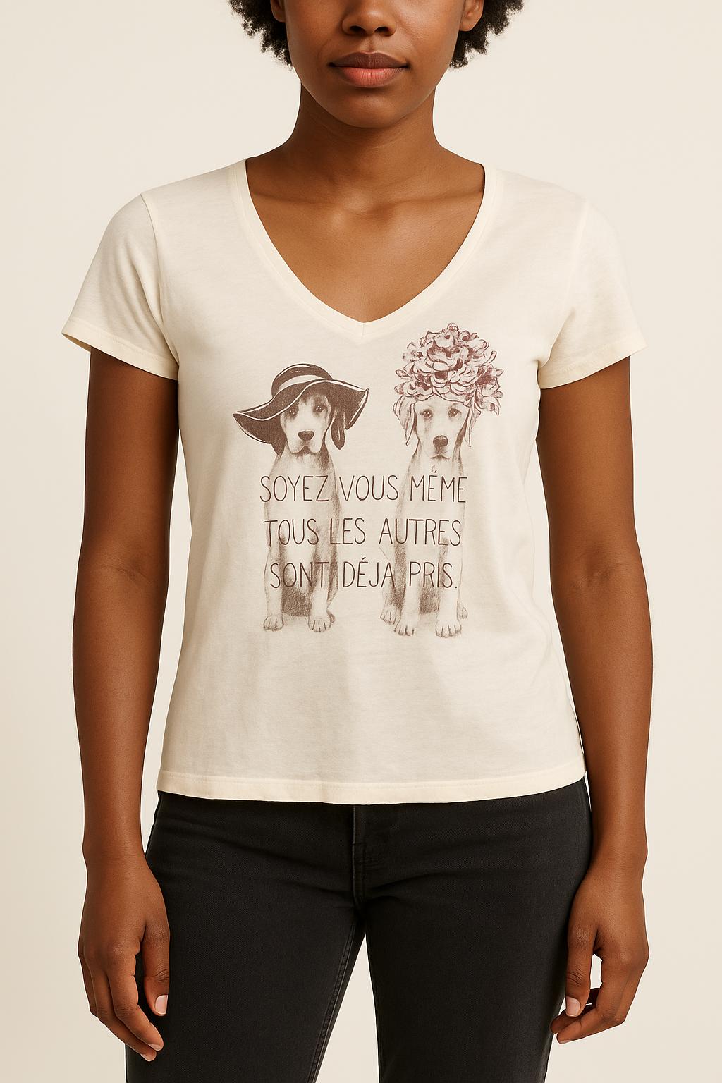 T-shirt Blanc - Taille XS/34 de la marque One Step | PARAD41427 - Vendu par Paradigme - Image 1