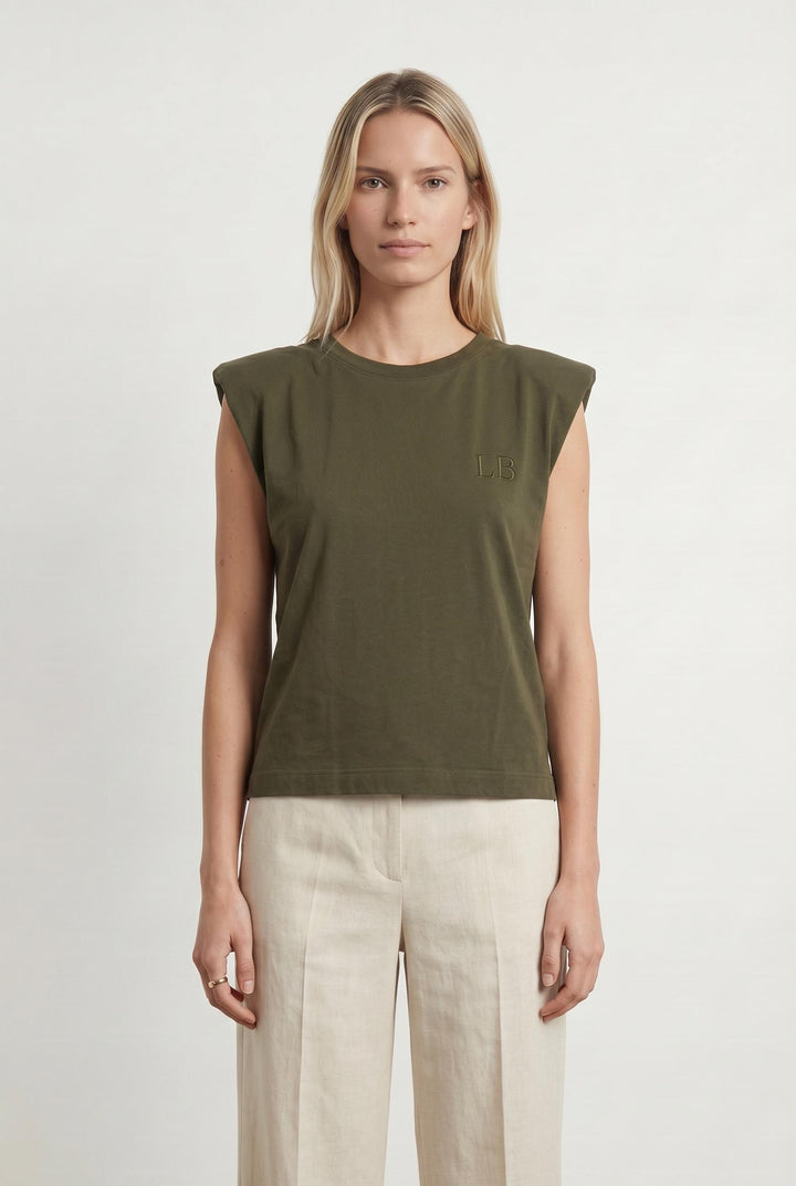 T-shirt vert - Taille M/38 de la marque Laurence Bras | PARAD41433 - Vendu par Paradigme - Image 1