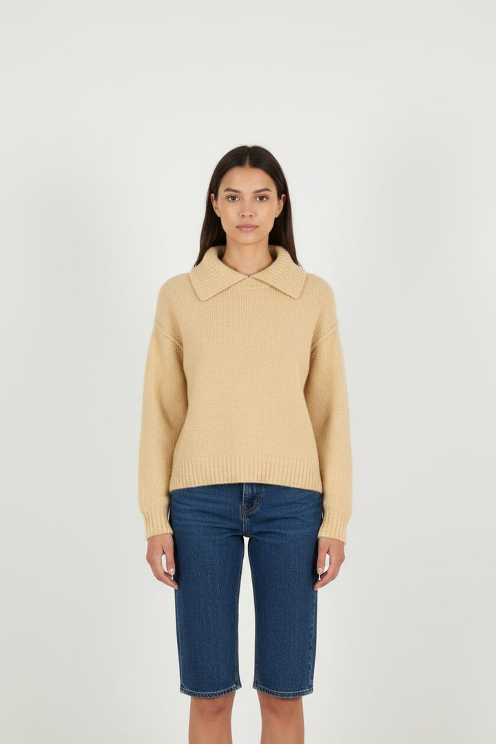 Pull beige - Taille XS/34