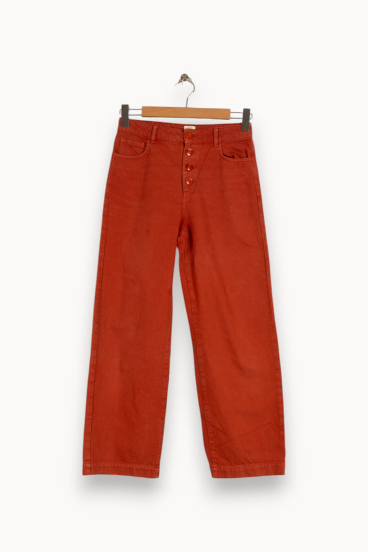 Jean Rouge - Taille S/36 de la marque Des petits hauts | PARAD41465 - Vendu par Paradigme - Image 1