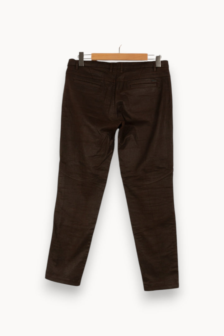 Pantalon Marron - Taille L/40 de la marque IKKS | PARAD41488 - Vendu par Paradigme - Image 3
