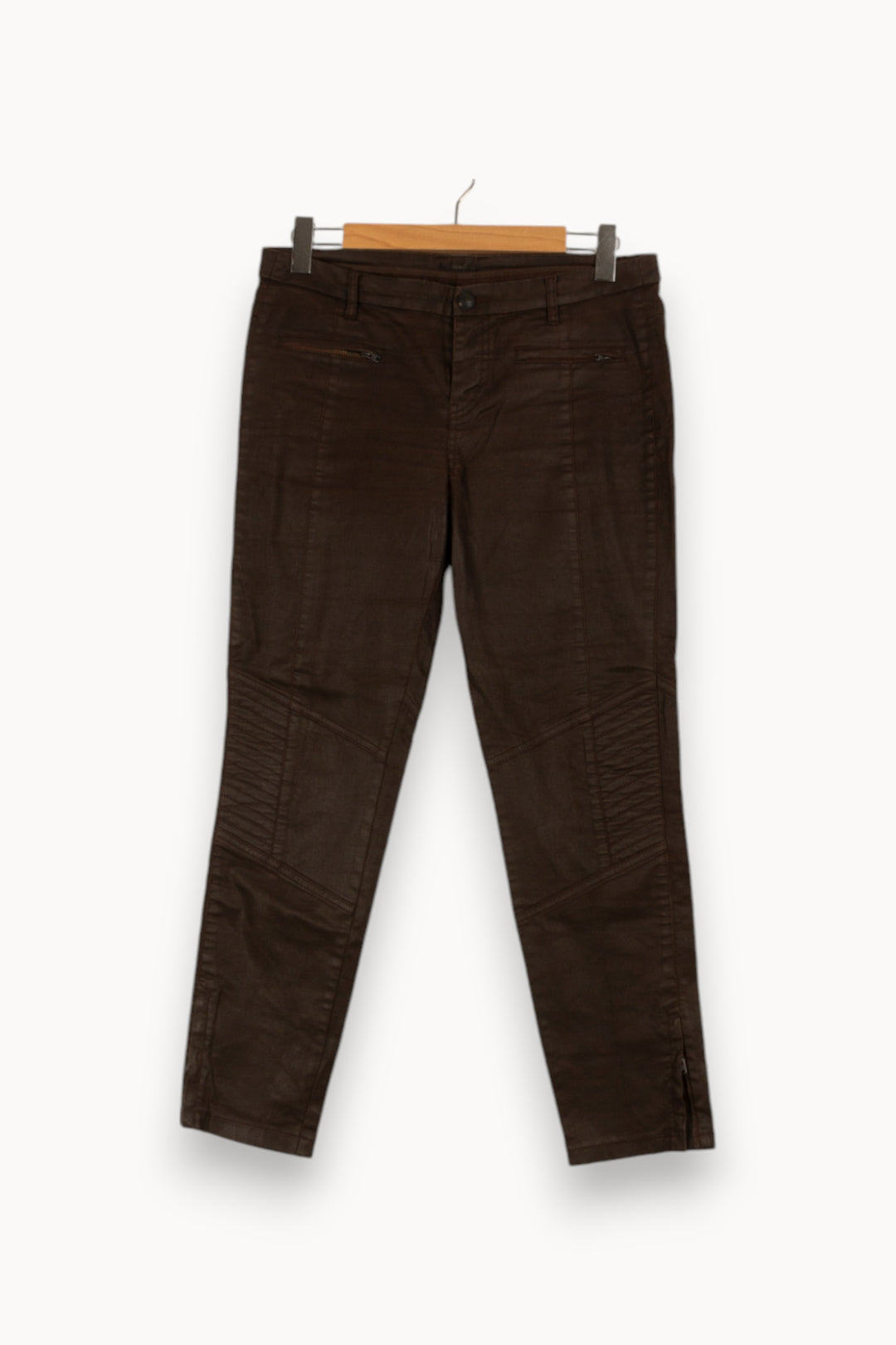 Pantalon Marron - Taille L/40 de la marque IKKS | PARAD41488 - Vendu par Paradigme - Image 1