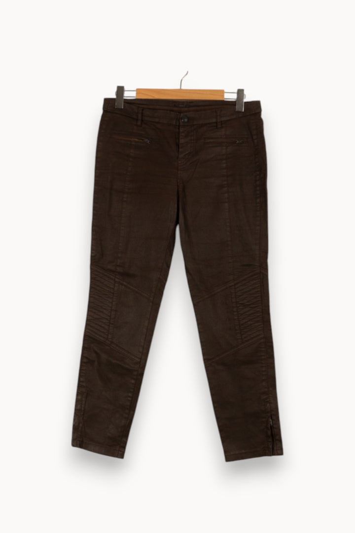 Pantalon Marron - Taille L/40 de la marque IKKS | PARAD41488 - Vendu par Paradigme - Image 1
