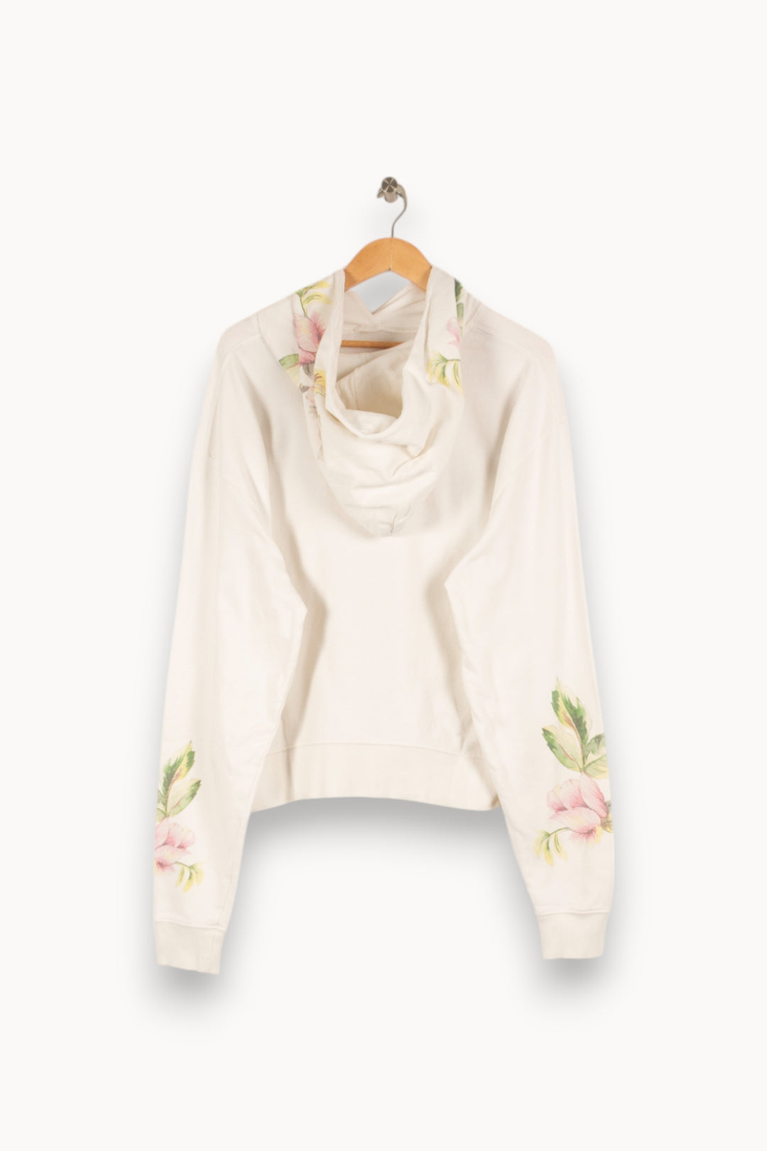 Sweatshirt blanc à motif - Taille M/38