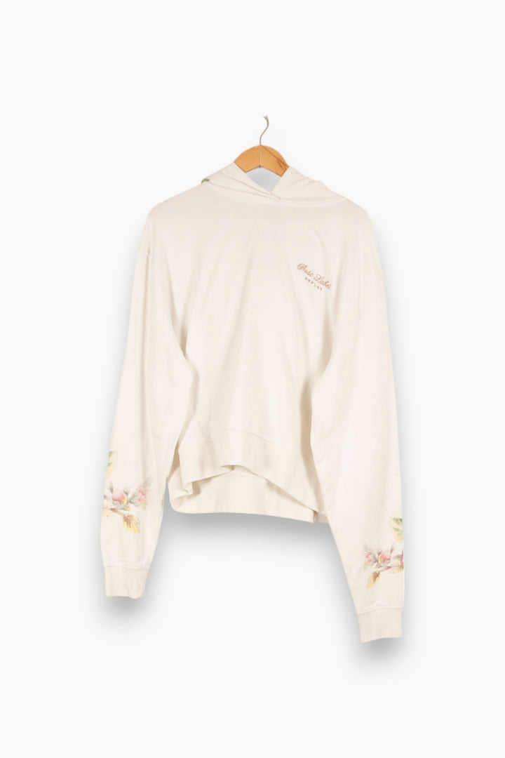 Sweatshirt blanc à motif - Taille M/38 de la marque Replay | PARAD41491 - Vendu par Paradigme - Image 1