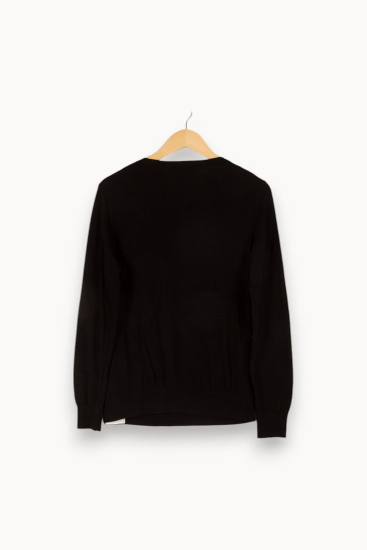 Pull noir - Taille L/40 de la marque Maison 123 | PARAD41494 - Vendu par Paradigme - Image 3