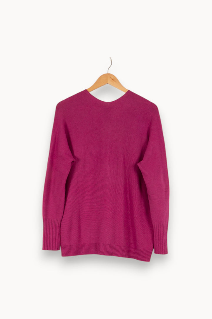 Pull Rose - Taille S/36 de la marque La Fée Maraboutée | PARAD41511 - Vendu par Paradigme - Image 3