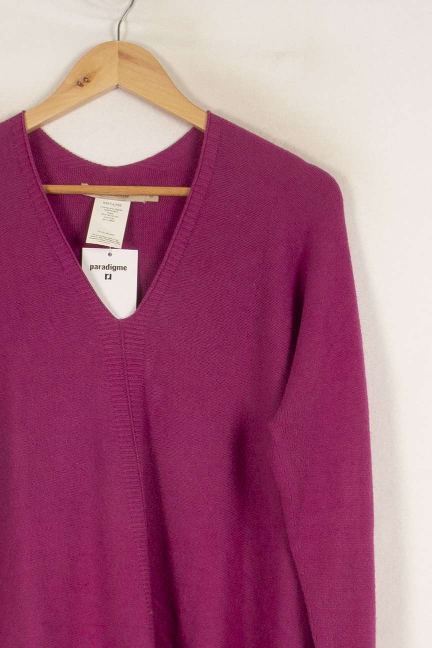 Pull Rose - Taille S/36 de la marque La Fée Maraboutée | PARAD41511 - Vendu par Paradigme - Image 2